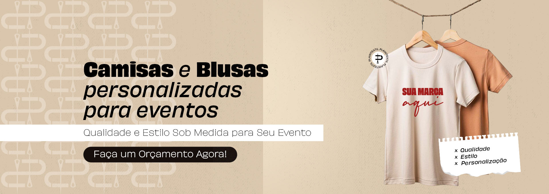 Camisas e blusas personalizadas para eventos